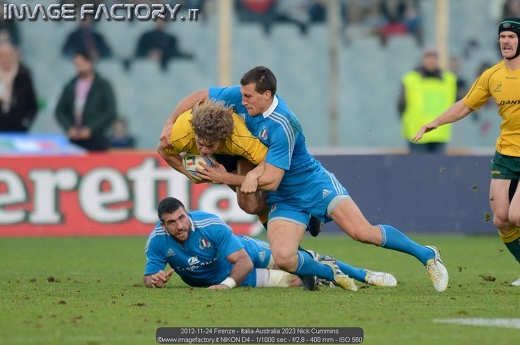 2012-11-24 Firenze - Italia-Australia 2023 Nick Cummins